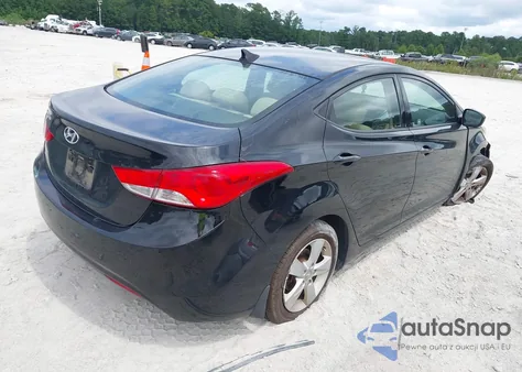 2013 Hyundai Elantra Gls from USA, damaged, VIN 5NPDH4AEXDH452607